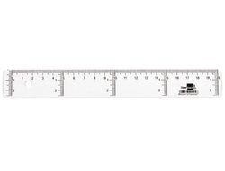 Regla Liderpapel 20 cm Plastico Cristal