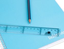 Regla Liderpapel 20 cm Plastico Cristal