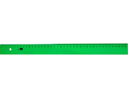 Regla Liderpapel 40 cm Acrilico Verde