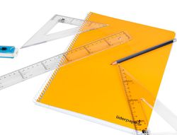 Regla Liderpapel 40 cm Plastico Cristal