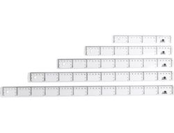 Regla Liderpapel 40 cm Plastico Cristal
