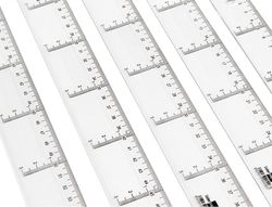 Regla Liderpapel 40 cm Plastico Cristal