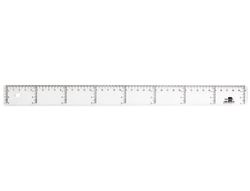 Regla Liderpapel 40 cm Plastico Cristal