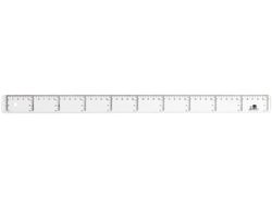 Regla Liderpapel 50 cm Plastico Cristal