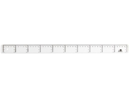 Regla Liderpapel 50 cm Plastico Cristal