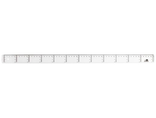 Regla Liderpapel 60 cm Plastico Cristal