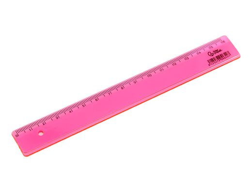 Regla liderpapel plastico 16 cm cubilete con 100 unidades colores surtidos