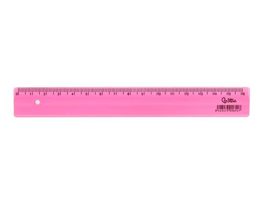 Regla liderpapel plastico 16 cm cubilete con 100 unidades colores surtidos