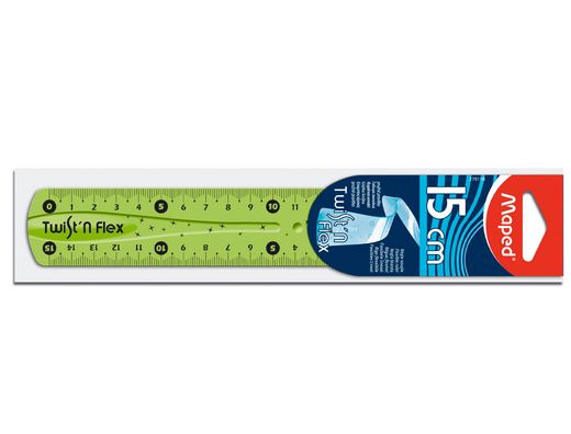Regla Maped flexible 15 cm colores aleatorios