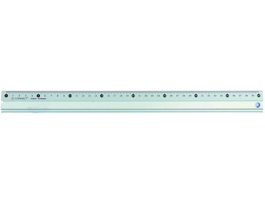 Regla Metalica Q-Connect Aluminio 40 Cm