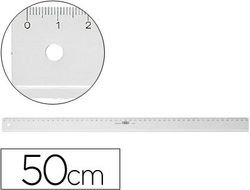 Regla Mor 50 cm Plastico Transparente