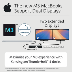 Replicador de puertos 4K dual Thunderbolt 4 SD5760T con carga Power Delivery de 96 W