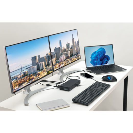 Replicador de puertos SD4781P USB-C y USB-A Dual 4K