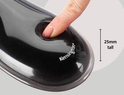 Reposamuñecas kensington duo gel teclado color negro/azul 240x182x25 mm