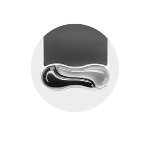 Reposamuñecas Kensington Duo gel teclado, negro/gris