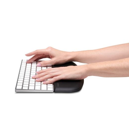 Reposamuñecas Kensington Ergosoft para teclado compacto, negro