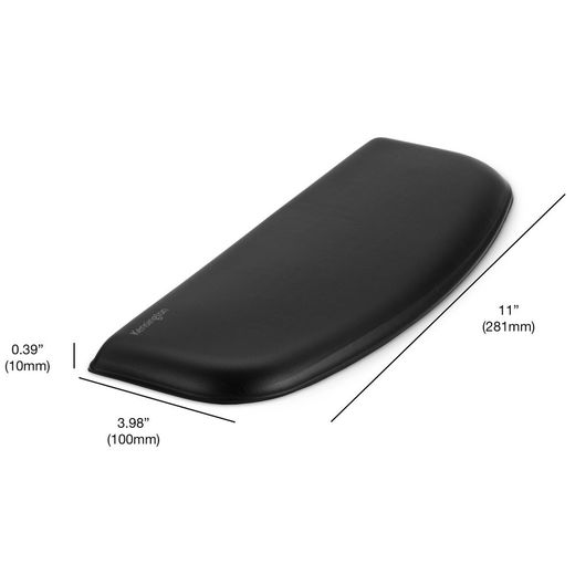 Reposamuñecas Kensington Ergosoft para teclado compacto, negro