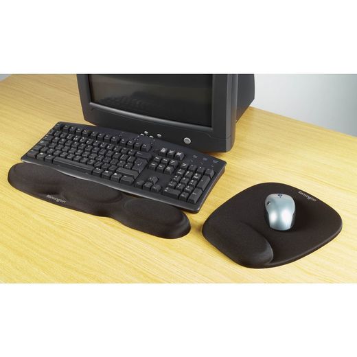 Reposamuñecas Kensington espuma teclado, negro