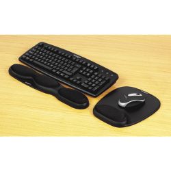Reposamuñecas Kensington gel teclado, negro