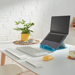 Reposamuñecas para teclado ajustable Leitz Ergo Cosy, gris