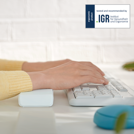 Reposamuñecas para teclado ajustable Leitz Ergo Cosy, gris