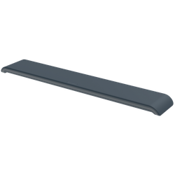 Reposamuñecas para teclado ajustable Leitz Ergo, gris oscuro