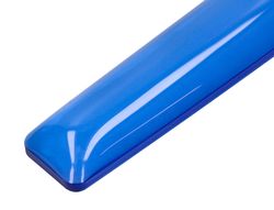 Reposamuñecas q-connect de gel para teclado color azul