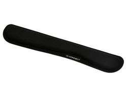 Reposamuñecas q-connect memory foam para teclado color negro 460x85x25 mm