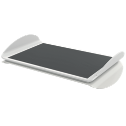 Reposapiés ajustable de escritorio Ergo, gris