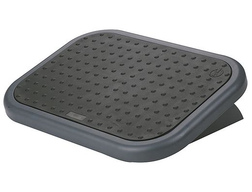 Reposapies ajustable q-connect con alfombrilla caucho 450x330x85mm