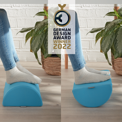 Reposapiés de escritorio Active Ergo Cosy, azul