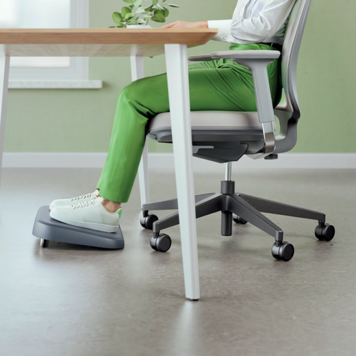 Reposapiés de escritorio ajustable en plástico reciclado Leitz Ergo