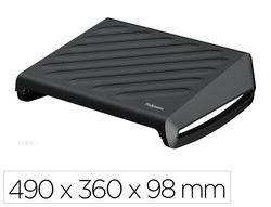 Reposapies fellowes breyta 3 ajustes de altura 100% reciclable 490x360x98 mm color negro