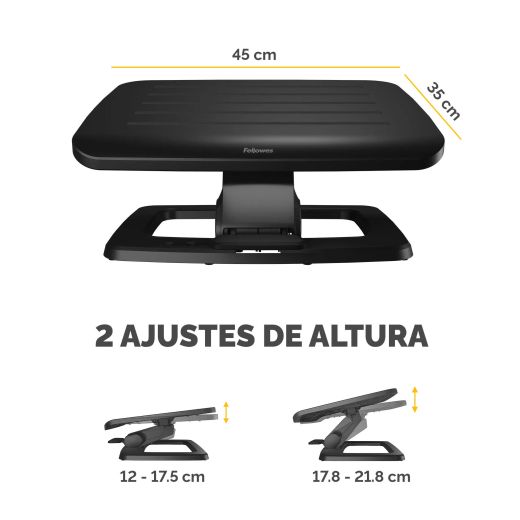 Reposapiés Hana™ LT Negro 100016998