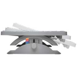 Reposapiés Kensington SmartFit® SOLEMATE Pro Elite Ergonomic, gris