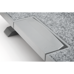 Reposapiés Kensington SmartFit® SOLEMATE Pro Elite Ergonomic, gris