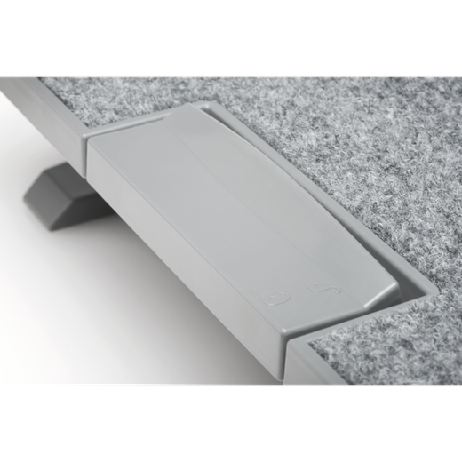 Reposapiés Kensington SmartFit® SOLEMATE Pro Elite Ergonomic, gris