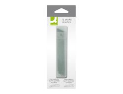 Repuesto Cuter Ancho Metalico Q-Connect 0,5X18 mm -Estuche de 12 Cuchillas