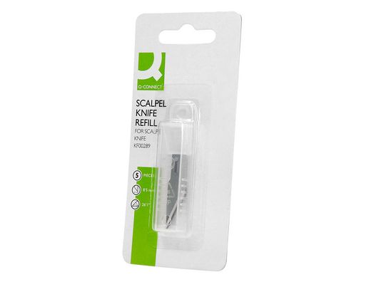 Repuesto cuter bisturi q-connect kf00289 blister de 5 unidades