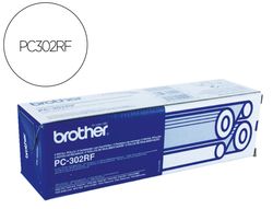 Repuesto fax brother pc302rf de transferencia termica duracion 235 paginas pack de 2 unidades