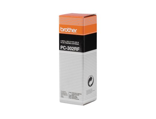 Repuesto fax brother pc302rf de transferencia termica duracion 235 paginas pack de 2 unidades