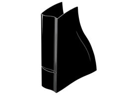 Revistero Cep Ellypse Plastico Negro