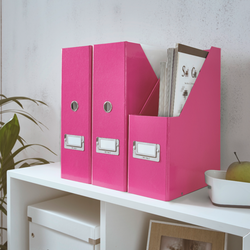 Revistero Click & Store (103x170x235 mm), fucsia