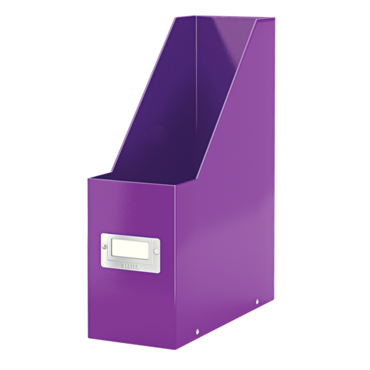 Revistero Click & Store (103x170x235 mm), violeta