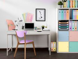 Revistero exacompta aquarel mag-cube coral pastel 266x328x305 mm