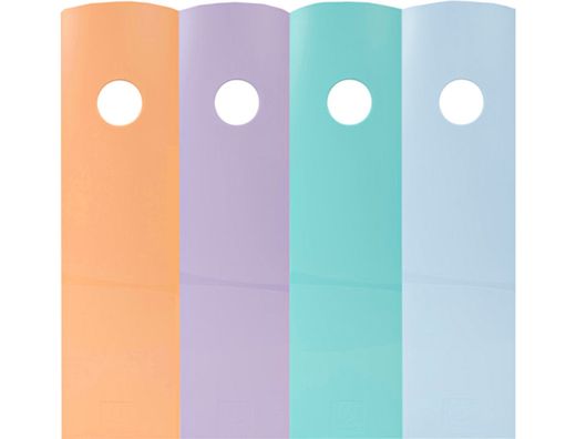 Revistero exacompta aquarel mag-cube set de 4 unidades colores pastel 266x328x305 mm