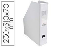 Revistero exacompta pvc lomo 70mm color blanco 230x310x70 mm