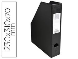 Revistero exacompta pvc lomo 70mm color negro 230x310x70 mm