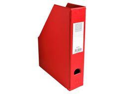 Revistero exacompta pvc lomo 70mm color rojo 230x310x70 mm