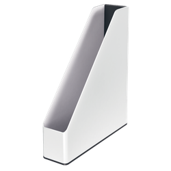 Revistero Leitz WOW DUAL, negro/blanco